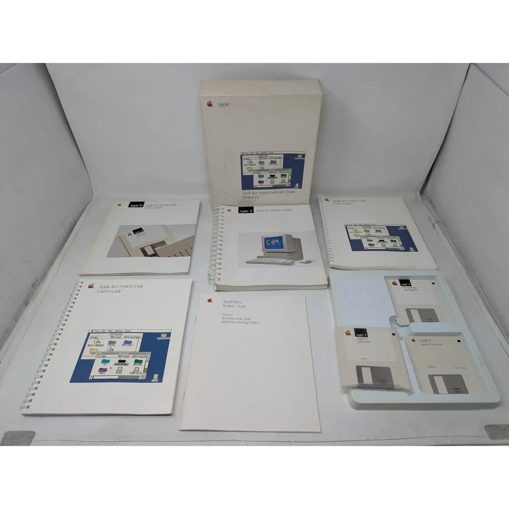 Apple Iigs System Computer‎ Software Update Version 4.0 Complete Big Box VTG